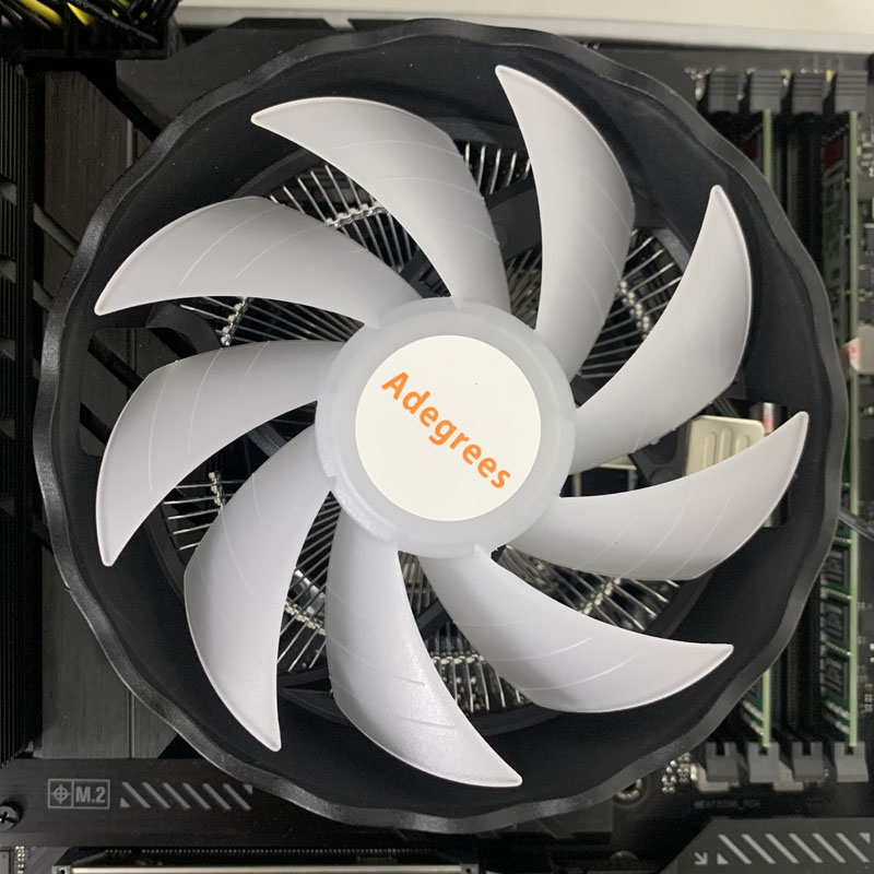RGB CPU Air Cooler 90mm PC Pro - Esports Gaming Fan ulasan dan harga