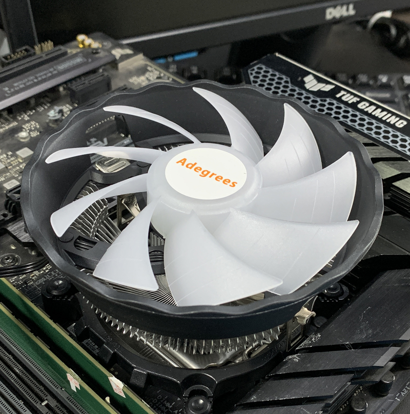 RGB CPU Air Cooler 90mm PC Pro - Esports Gaming Fan ulasan dan harga