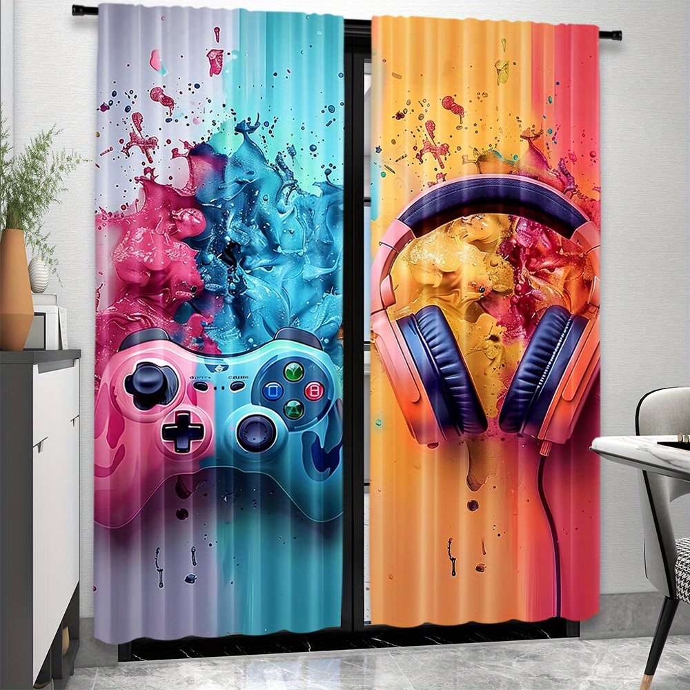Gaming Controller Curtains, Co - Esports Gaming Youtube ulasan dan harga
