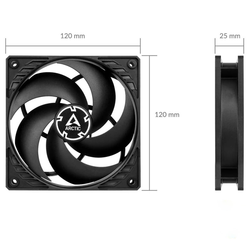ARCTIC P12 Silent - PC Fan, 12 - Esports Gaming Fan ulasan dan harga