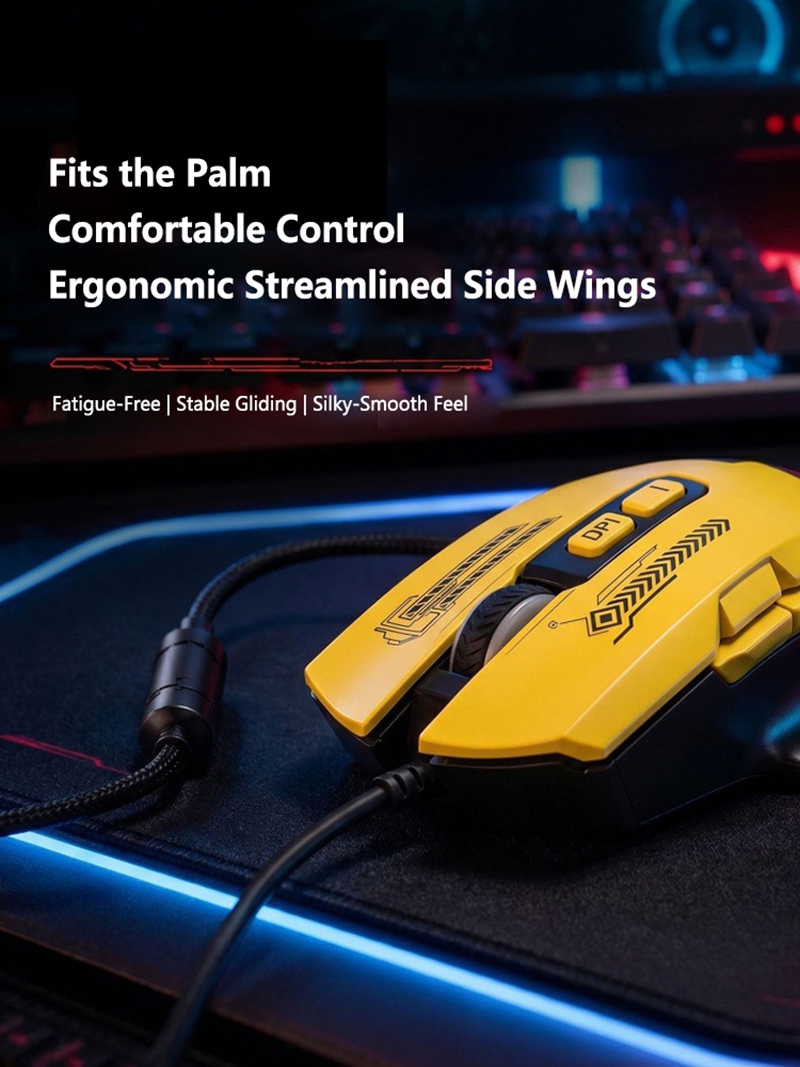 Wired Mouse Mecha High-End Esp - Esports Gaming Business ulasan dan harga