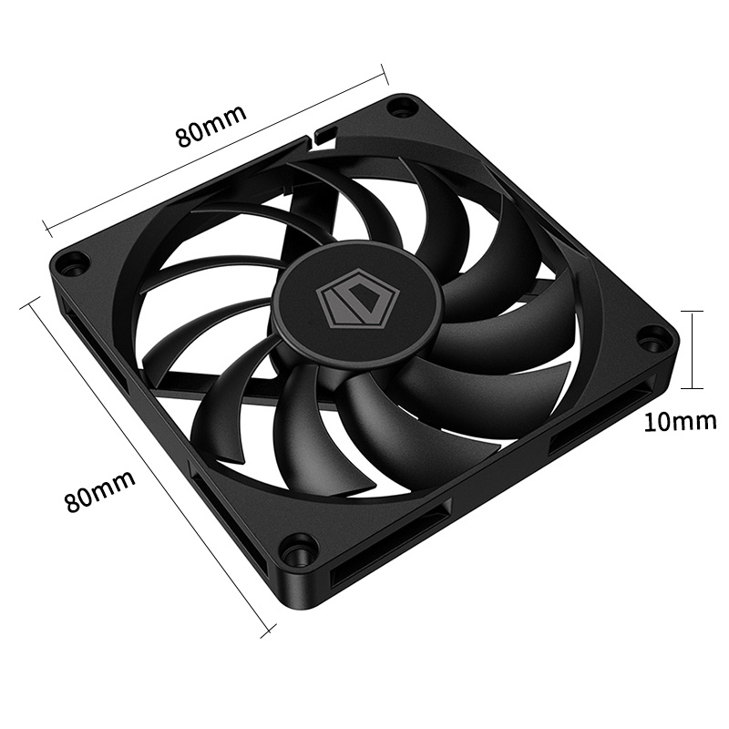 ID-COOLING NO-8010-PWM 80MM PC - Esports Gaming Fan ulasan dan harga
