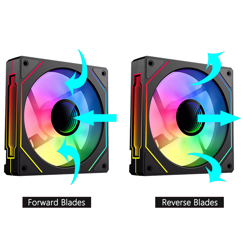 JUMPEAK MS120 120mm Case Fan 5 - Esports Gaming Fan ulasan dan harga