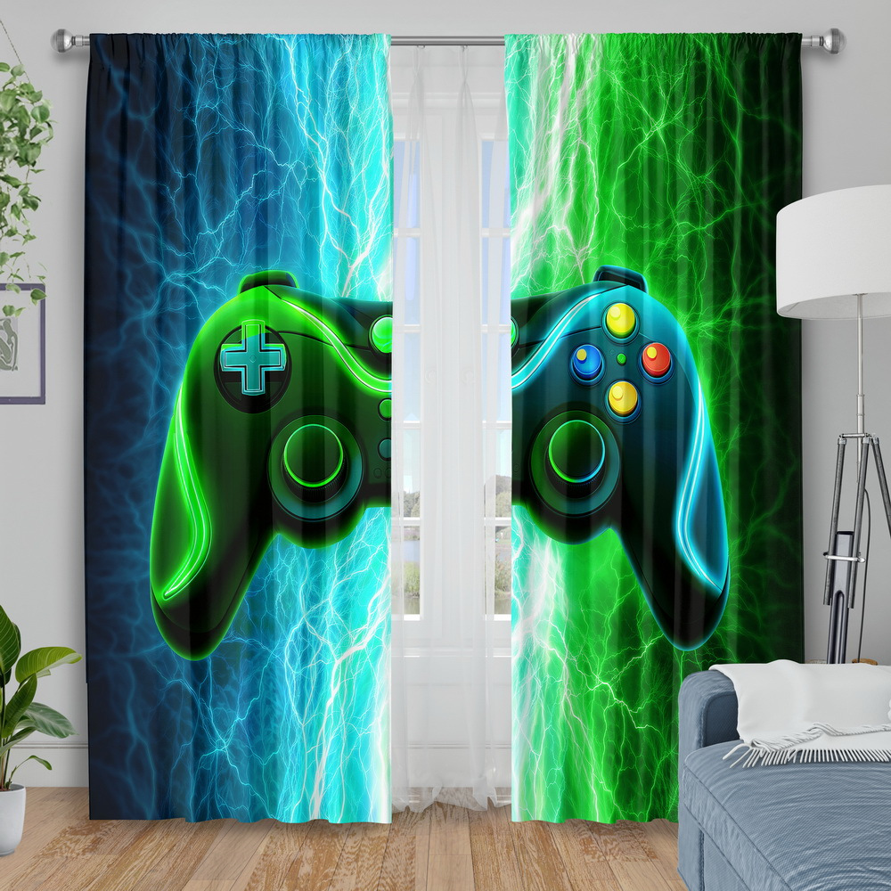Gaming Curtain, Game Controlle - Esports Gaming Youtube ulasan dan harga