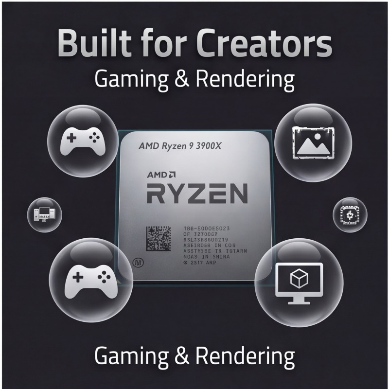 AMD Ryzen 9 3900X Computer Pro - Amd Cpu Ryzen 9 ulasan dan harga