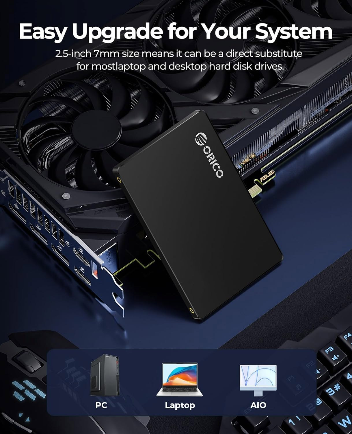 ORICO 1TB SATA SSD 2.5 Inch In - Samsung Ssd Evo 870 ulasan dan harga