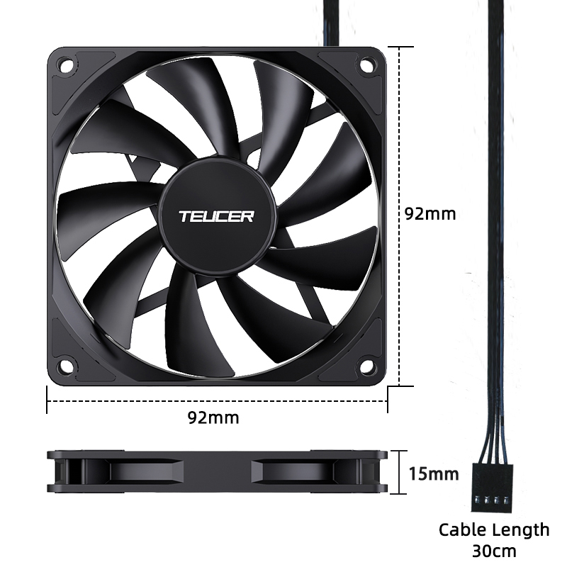 TEUCER UT-9015 PC Case Cooling - Esports Gaming Fan ulasan dan harga