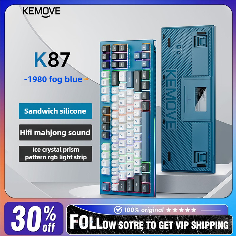 KEMOVE K87 Mechanical Keyboard - Esports Gaming Business ulasan dan harga