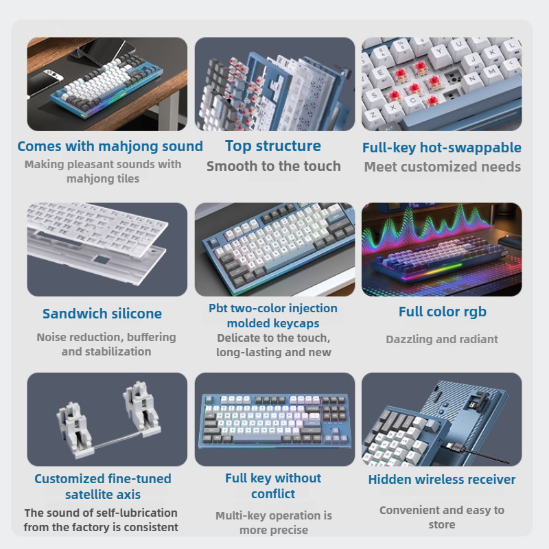 KEMOVE K87 Mechanical Keyboard - Esports Gaming Business ulasan dan harga