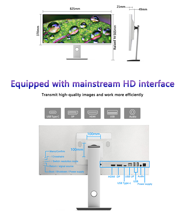 34inch 4K/5K 21:9 Ultra-wide H - Esports Gaming Business ulasan dan harga