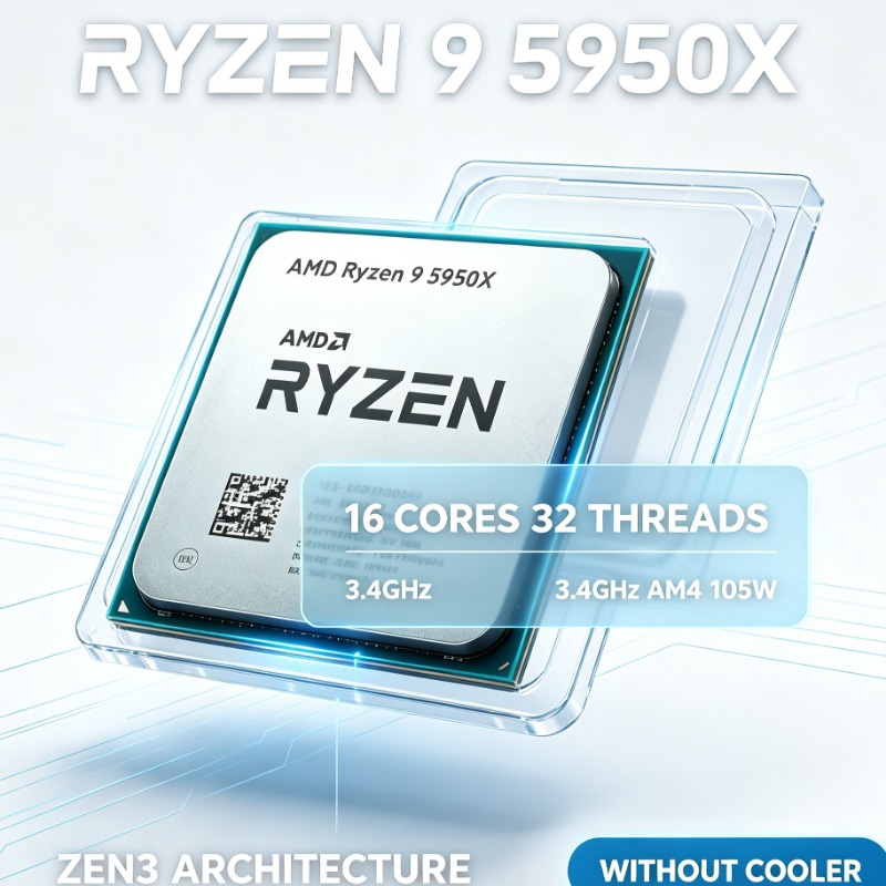AMD Ryzen 9 5950X 16 Core 32 T - Amd Cpu Ryzen 9 ulasan dan harga