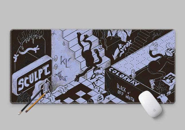 Rubber Tube Table Edition Mous - Esports Gaming Youtube ulasan dan harga