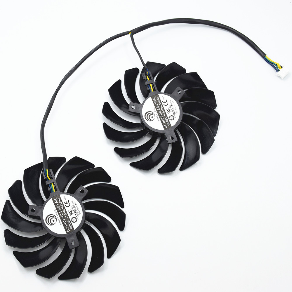 2Pcs 95mm PLD10010S12HH Video  - Esports Gaming Fan ulasan dan harga