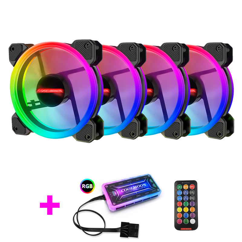 Coolmoon Case Fan PC Cooling R - Esports Gaming Fan ulasan dan harga