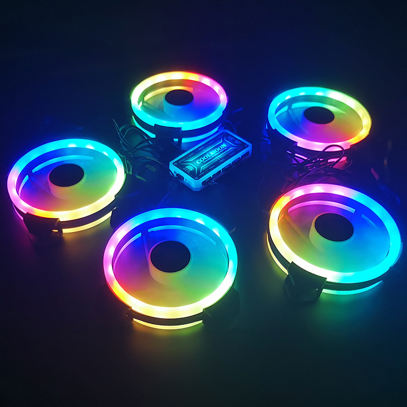 Coolmoon Case Fan PC Cooling R - Esports Gaming Fan ulasan dan harga