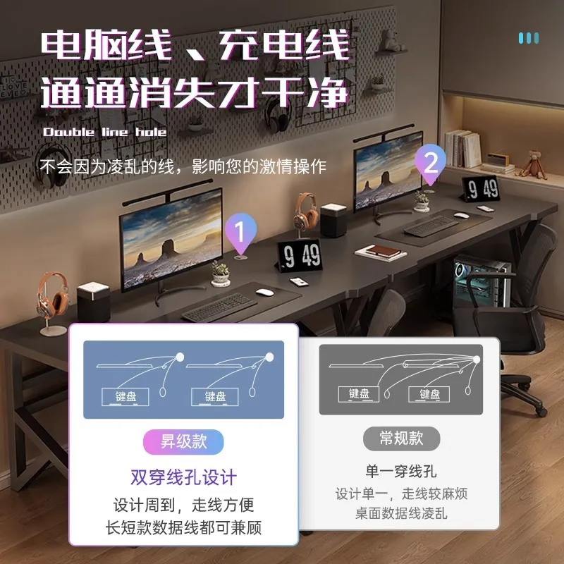 for Computer Desk Double E-spo - Esports Gaming Station Desk ulasan dan harga