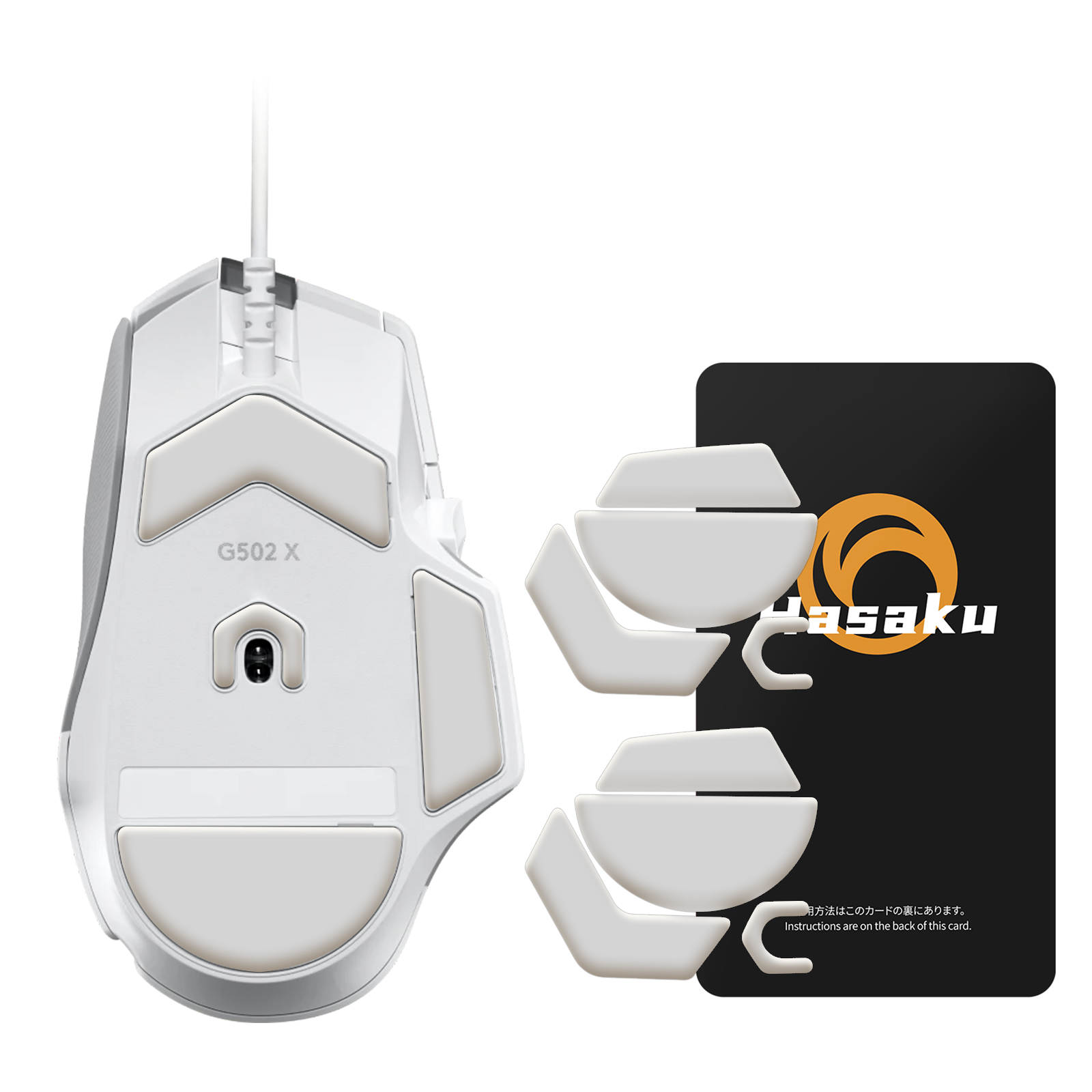 2 Sets HASAKU Rounded Curved E - Logitech Mouse G502 ulasan dan harga