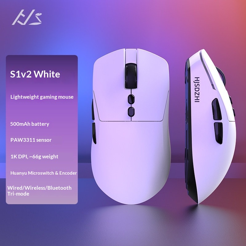HJ.Snake S1V2 Tri Mode Wireles - Esports Gaming Business ulasan dan harga
