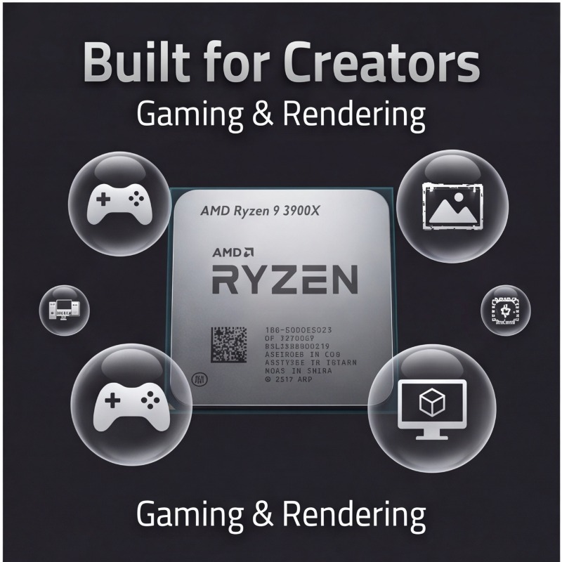 AMD Ryzen 9 3900X AM4 Upgrade  - Amd Cpu Ryzen 9 ulasan dan harga